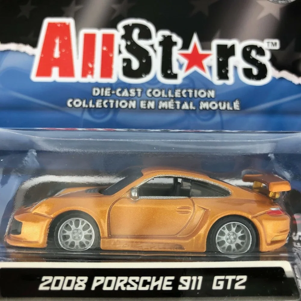 Maisto All Stars 2008 '08 Porsche 911 GT2 Car‎ Orange/Copper Die Cast 1/64 Scale